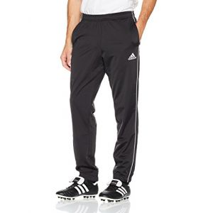 Adidas Core 18 Pantalon Homme, Black/White, FR : S (Taille Fabricant : S)