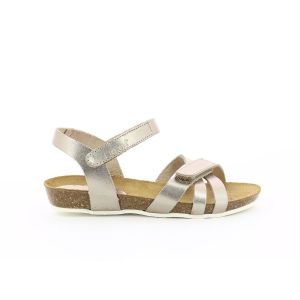 Kickers Bogart, Sandales Bout Ouvert Filles, Marron