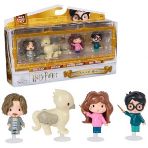 Wizarding World HARRY POTTER - SCENE MYTHIQUE 4 FIGURINES MOMENTS MAGIQUES S3 - 4 Poupées Figurines Articulées - Figurine Harry Potter - Jouet Harry Potter - Jouer et Exposer - Jouet Enfant 6 ans et +
