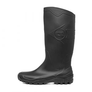 Dunlop Dane PVC KNIELAARS Caoutchouc Noir et Vert Bottes - 42 - K600011