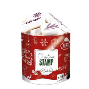 Aladine Tampons mouss Creative Stamp Joyeux Noël 39 pcs