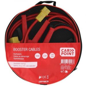 Carpoint Cables Demarrage Avec Prise Securite 500a 3,5m 6/12/24v (Pinces & Poignees Isolees)