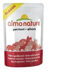 Almo Nature Pâtée au poulet/gambas 55 Gr