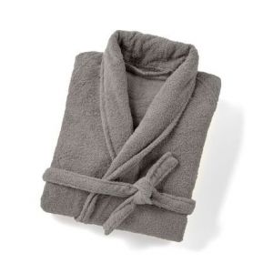 Image de Peignoir châle adulte 350 g/m², Scenario Gris