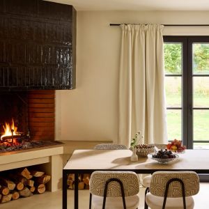 Image de Rideau galon fronceur doublé occultant 145x280 cm Madura Ivoire - coconut