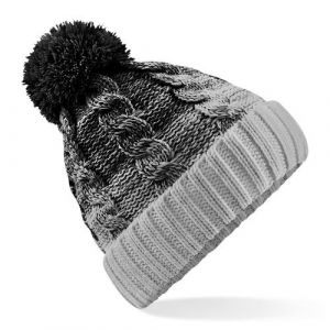Beechfield Ombre - Bonnet - Adulte mixte (Taille Unique) (Noir/Gris clair) - UTRW5808