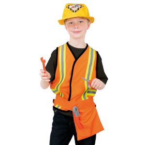 Ruedelafete Set chef de chantier, enfant - Taille unique
