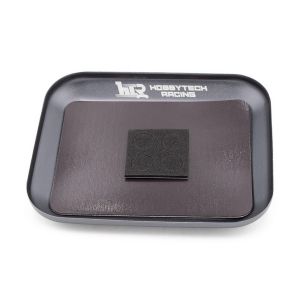 Hobby Tech Plateau magnetique en aluminium GRIS (105x85mm)
