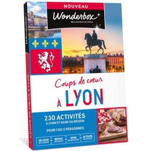 Wonderbox Coffret cadeau Coups de cœur à Lyon