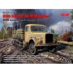 ICM Maquette Camion Khd S3000/ss M Maultier Wwii German Semi-tracked Truck