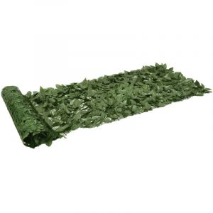 VidaXL Écran De Balcon Avec Feuilles Vert Foncé 200x75 Cm