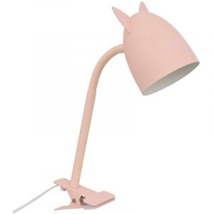 Atmosphera Lampe pince enfant sily rose h43cm