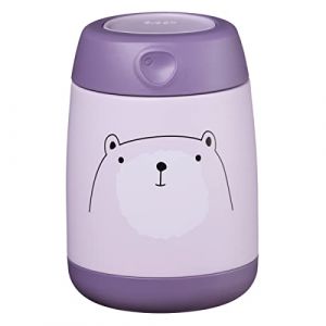 Lunchbox isotherme en inox violet Bear 120 ml - Violet