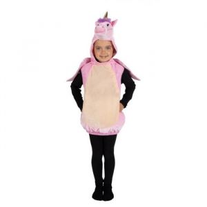 Déguisement Licorne Enfant PtitClown - Rose - Polyester - Intérieur - 3 ans - Fille