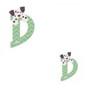 Trudi Sevi Lettre D - Dalmatien - Bois - 83004