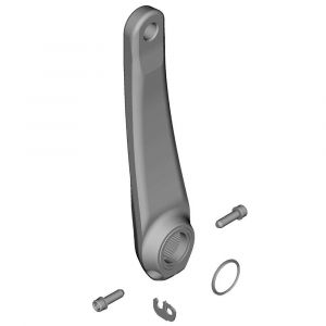 Shimano Deore Xt M8100 Left 180 mm Silver - Silver - Taille 180 mm