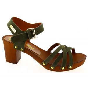 Les Trop&eacute;ziennes par M. Belarbi TOOPAYA, Sandale Femme, Kaki, 40 EU