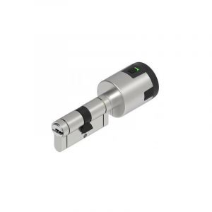 Lince - Cylindre de Sécurité CPLUS ALARM 35+B35 avec Alarme de 100 dB | Double Sécurite | Avec fusible mécanique pour une rupture programmée |Livre avec 5 clés | Finition Nickelé