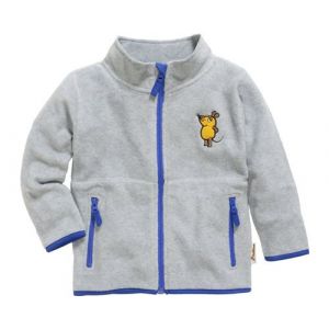 Playshoes DIE MAUS Fleece-Jacke Die MAUS Blouson, Gris (Grau/Mélange 37), 128 Fille