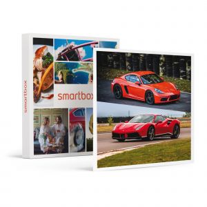 Smartbox Coffret Cadeau Stage de pilotage multivolant : 2 tours en Porsche et 2 tours en Ferrari 488 GTB sur le circuit de Croix-en-Ternois-Sport & Aventure