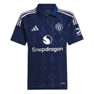 Adidas Manchester United Maillot Extérieur 2024/25 Enfant, pointure 128 cm - ['Bleu'] - Taille 128 cm
