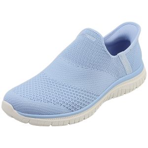 Skechers Virtué-Sleek Vegan - Chaussures Slips Femme Pervenche - 40