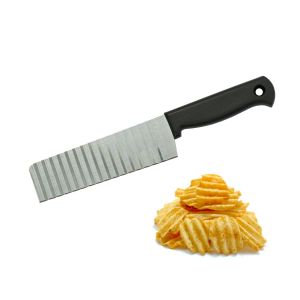 Couteau à lame ondulée pour frites, légumes et fruits Nirosta Nirosta
