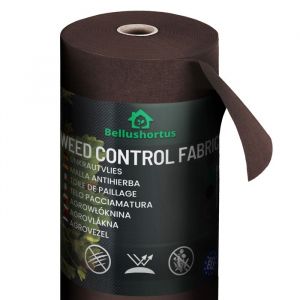 Geotextile/Agrotextile contre les mauvaises herbes toile de paillage épais marron 150g 16m x 45 m