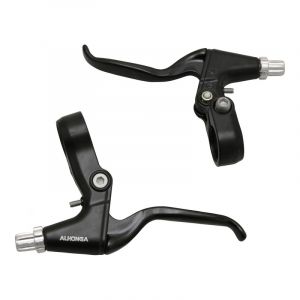 E'newton Leviers de frein vélo City/VTT aluminium noir pour V-brake (3