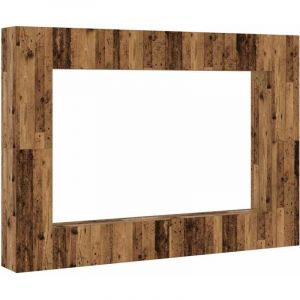 VidaXL Ensemble de meuble tv mural 8 pcs vieux bois bois d'ingénierie