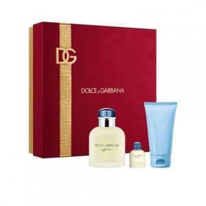 Dolce & Gabbana Light Blue Pour Homme Light Blue Pour Homme Confezione 75 ML Eau de Toilette + 4,5 ML Eau de Toilette miniatura + 50 ML Shower Gel