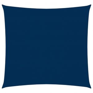 VidaXL Voile de parasol Tissu Oxford carré 2,5x2,5 m Bleu