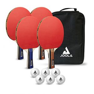 JOOLA Set Ensemble de Tennis de Table Adulte Unisexe, Multicolore, 20 x 27 x 8 cm