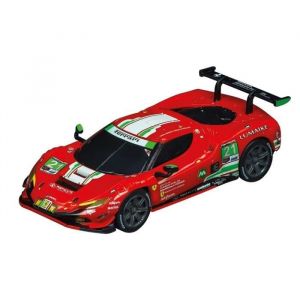 Carrera Ferrari 296 Gt3 Af Corse 1:43 Slot Car - Voiture Circuit Electrique Go - Set Accessoire, Vehicule De Course Et Carte