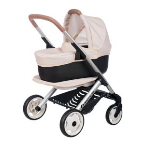 Smoby Maxi-COSI - Poussette et Landau Beige - pour Poupons Jusqu'à 42 cms - A Partir de 3 Ans - Fabrication Espagnole