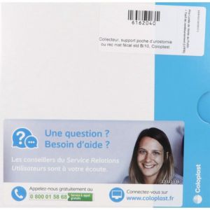 Coloplast Sensura MIO Click Support Standard - Support porte-poche souple, système 2 pièces. 50 mm,