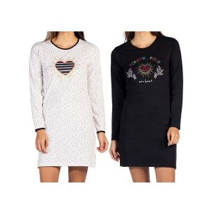 Pyjama Coton Melissa Brown Sacre Liquette Pack De 2