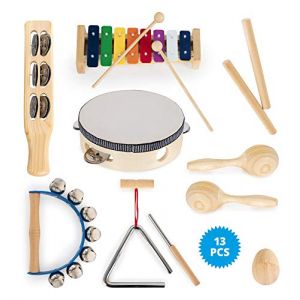 Classic Cantabile Percussion pour enfants set de débutant 13 pièces