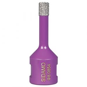 Sidamo Tr&eacute;pan diamant &agrave; sec - M14 - &Oslash; 8 mm