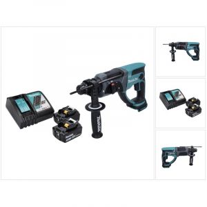 Makita DHR 202 RT Perforateur sans fil 18 V 2,0 J SDS Plus + 2x Batteries 5,0 Ah + Chargeur