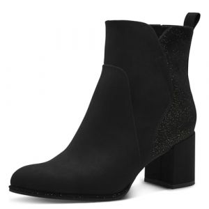 Marco Tozzi Femme 2-25095-41 Bottine, Black Gold, 37 EU