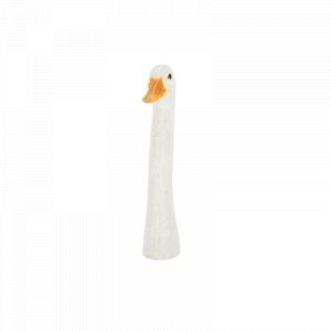 Esschert design Piquet d'écoratif en forme de tete d'oie pour jardin - L 7,2 x P 17 x H 37,3 cm - Polyrésine