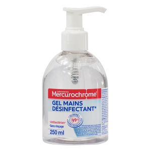 Image de Mercurochrome Gel Mains Désinfectant 250ml