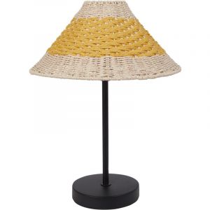 Lampe De Table Beige Et Jaune Momba