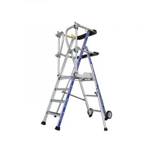 Tubesca Plate-forme roulante sherpamatic garde-corps portillon 4 1 pi&egrave;ce(s) 23.4 kg roulante 150 kg plate-forme roulante sherpamatic 4 marches 2.94 m 2.37 m -