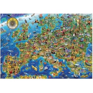 Image de Educa Puzzle carte d europe - 500 pieces - collection geographie