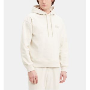 Calvin Klein Hoodie droit coton molleton Beige Jeans