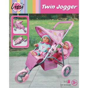 WDK Partner Poussette jumeaux - 3 ans et +