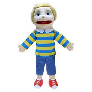 T Puppet Company Medi Sized Puppet Buddies Boy Hand Puppet Light Skin Tone