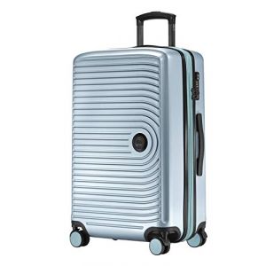 Hauptstadtkoffer - MITTE – Valise Coque Rigide Taille Moyenne, Bagage Soute avec Extension de Volume de 8 cm, Verrouillage TSA, 4 Roulettes Jumelées Caoutchoutées, 68 cm, 88 L, Bleu piscine